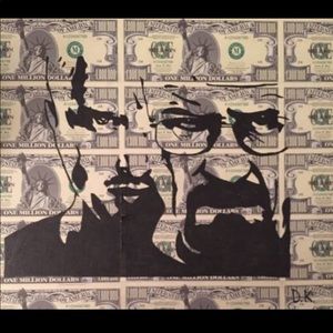 BREAKING BAD MONEY ART